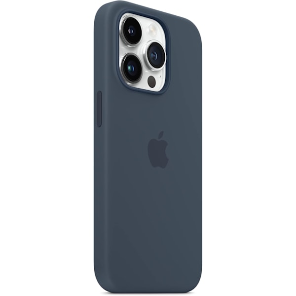iPhone 14 Pro silikonecover med MagSafe - Stormblå
