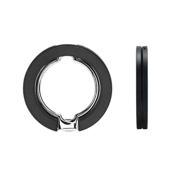 Double-sided Magnetic Phone Stand — Foldable Aluminum Desktop Mount with 360° Rotation and Strong Hold