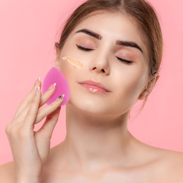 12 stk. Makeup Svampe, Professionel Makeup Svampe Blender, Sæt, Foundation, Blending, Beauty Svamp, Blød Setting, Ansigts Puder (Multifarvet) gourd