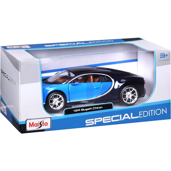 1:24 Special Edition Bugatti Chiron - Blå