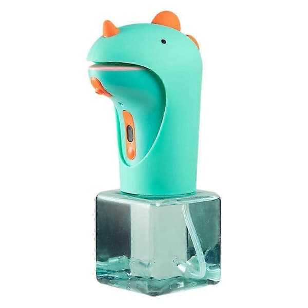 Automatisk såpedispenser Berøringsfri håndsåpedispenser for barn Søt dinosaur skumdispenser for bad