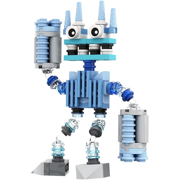 Monster Chorus Cartoon Actionfigur Byggstenssats, Wubbox Sing Monsters Anime Bygg- och Displaymodell Leksaker (101 delar)
