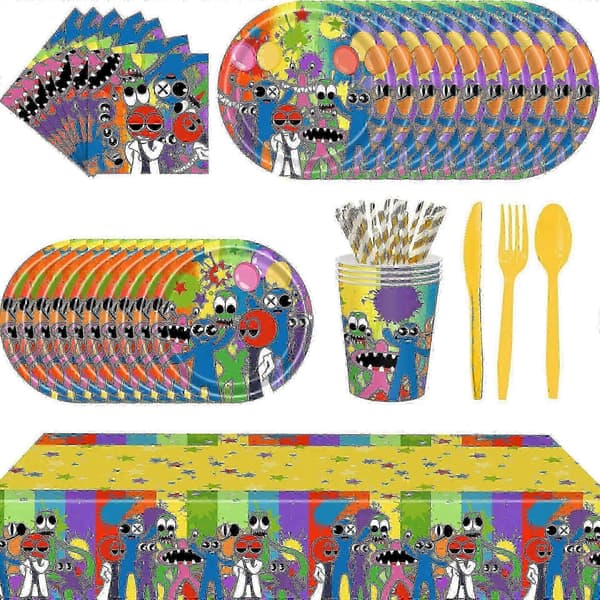 Rainbow Friends-tema tegneserie festutstyr 2025