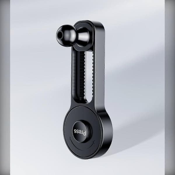 Car Extension Base 2-pack PVC 360° Ball Joint, Adjustable Height for Extension Arm, Universal Compa