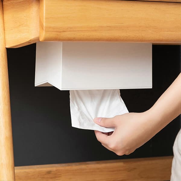 2X Køkken Tissue Box Cover Servietholder til Papirhåndklæder Box til Servietter Tissue Dispenser Vægmonteret