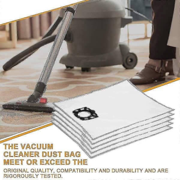 Dammpåsar för Karcher WD6 MV4 MV5 - 12-pack Dammsugardelar