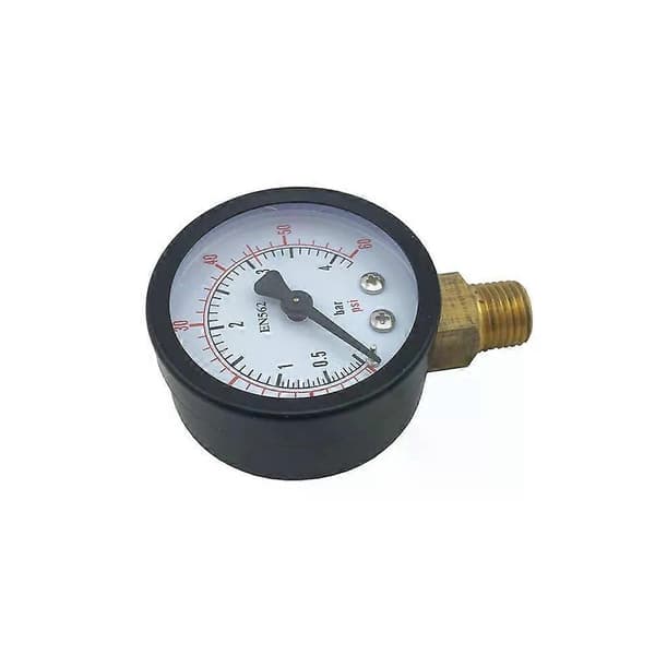 Co2 Regulator Målerudskiftning 0-60psi 0-3000psi Tryk 1/4NPT Gevind til Hjemmebryg Ølfad Regulator
