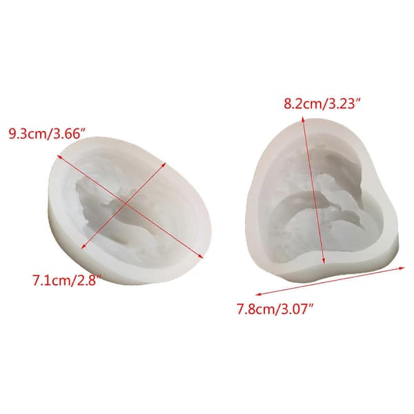 Cylinder Stearinlysforme Silikoneform til Stearinlysfremstilling Genanvendelig Stearinlys Harpiks Epoxy Støbeform DIY Silikoneform