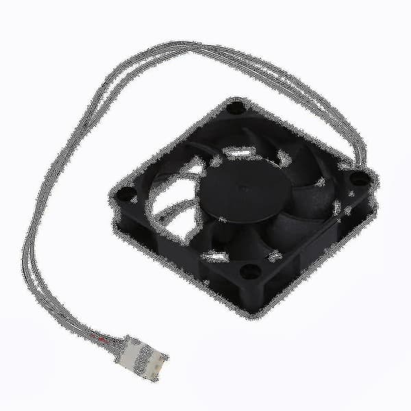 2x CPU-fläkt Kylfläkt 60 x 60 mm Box Dator - Svart