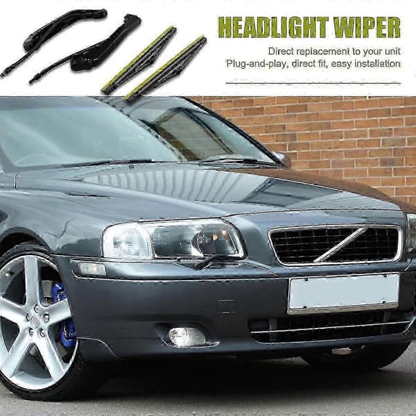 Headlight Wiper Arm Set (Right + Left) Fits Certain Volvo Models - 274431