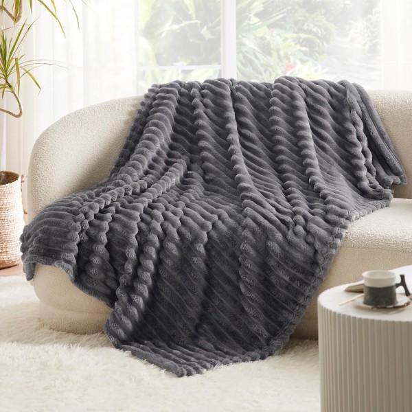 Fleece Tvillingteppe for Sofa - Supermyk og Koselig Teppe for Kvinner, Søtt Liten Teppe for Jenter, 60x80 Tommer