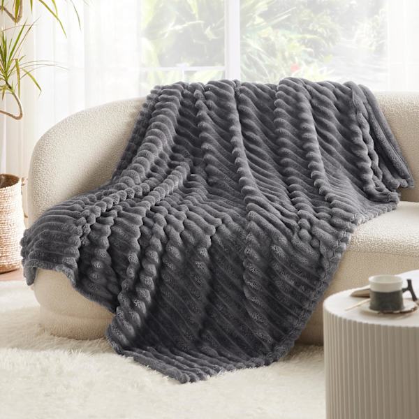Pehmeä fleece-peitto sohvalle - Superpehmeät ja mukavat peitot naisille, söpö pieni peitto tytöille, 60x80 tuumaa