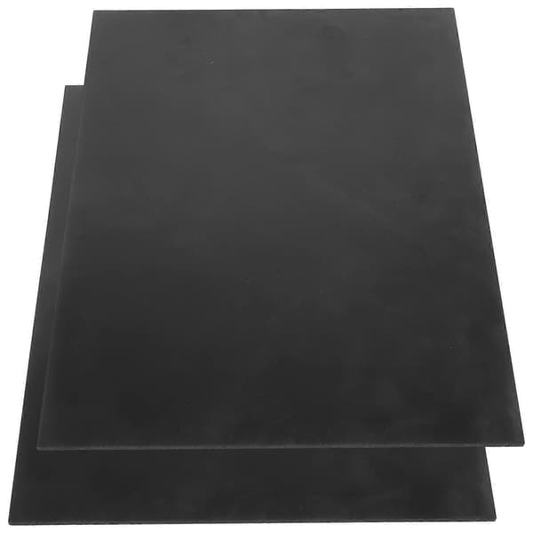 Håndværk PVC-plader DIY-plader til dekoration 4 stk. sorte PVC-plader 40.00X30.00X0.50CM Black