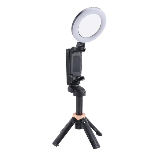 Opgraderet Design Mini Stativ Bluetooth Bærbar Teleskopisk Multifunktionel 360° Graders Rotation Telefon Selfie Stick Sort A