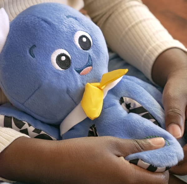Baby Einstein Octoplush Musical Cuddly Plush Toy, Teaches Colors in 3 Languages, Blue, 28 cm, From 3 Months