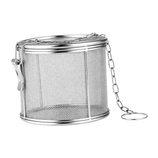 Mesh Te-boll Infuser Kryddkorg Rostfritt Stål Te Kryddinfuser Finmaskig