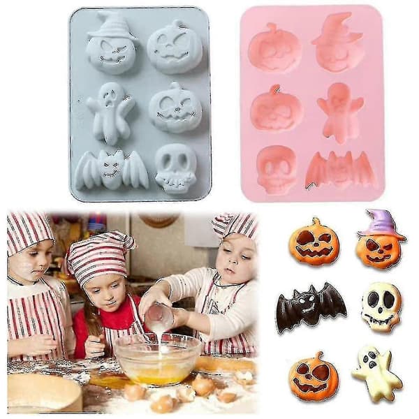 Halloween Køkken Bageværktøjer Sjove Skræmmende Designs