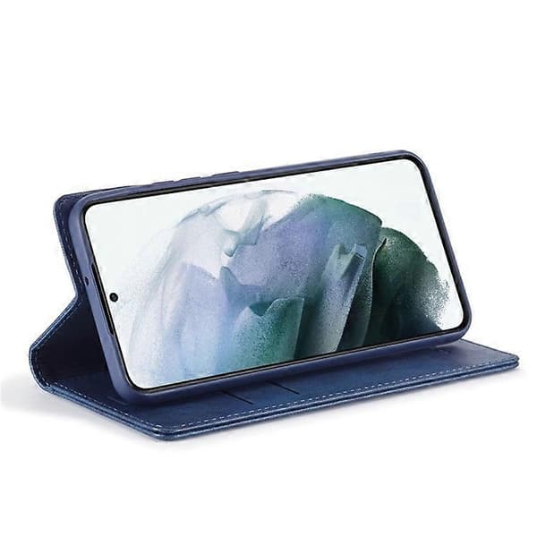 LC.IMEEKE Compatible For Samsung Galaxy S21+ 5G Shockproof PU Leather RFID Phone Case Wallet Stand Auto Closure Magnetic