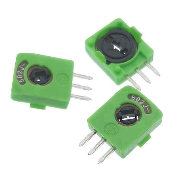 5 st B502J- Vridpotentiometer Trebens Servopotentiometer Linjär Potentiometer Vippmotståndssensor Potentiometerbit