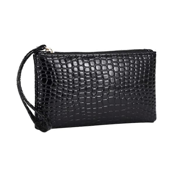 Aftentaske Lang Stil Clutch Taske til Kvinder Bryllup Black