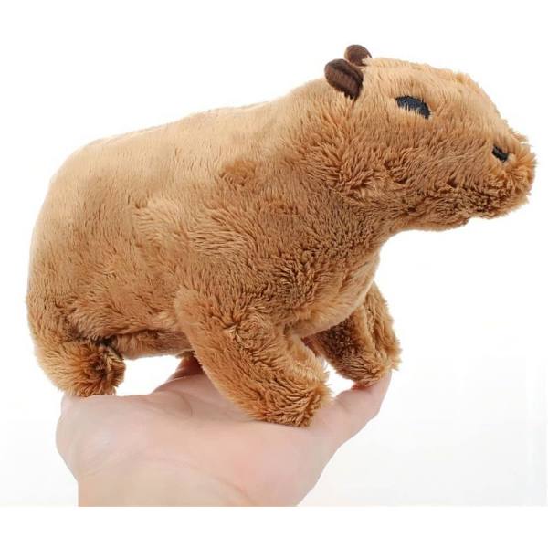 7,8 tum Capybara gosedjur, söt tecknad djurdocka supermjuk plyschfigur leksakspresenter för barn