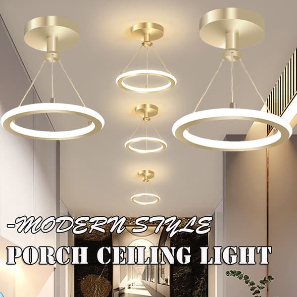 Moderne Pendellampe Guldstanglampe LED-loftlamper