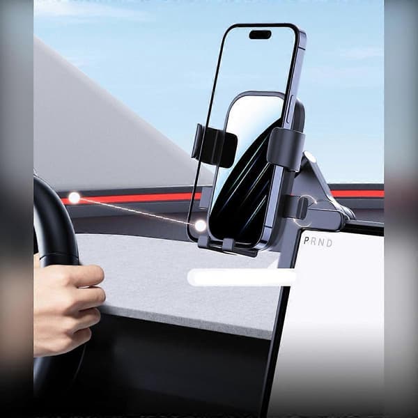 Car Phone Holder Compatible with Tesla Model 3 (Updated M) 360° Rotation, 270° Tilt, Ex