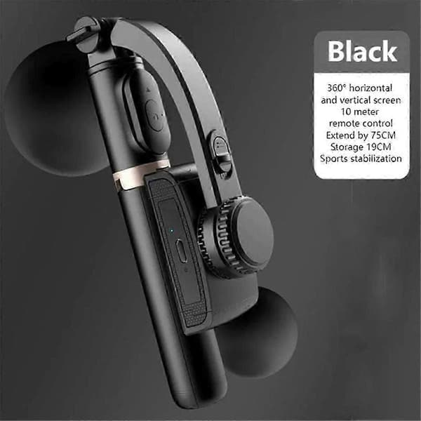 Håndholdt Gimbal Stabilisator Selfie Stick Smartphone Action Kameraer Bluetooth Tripod