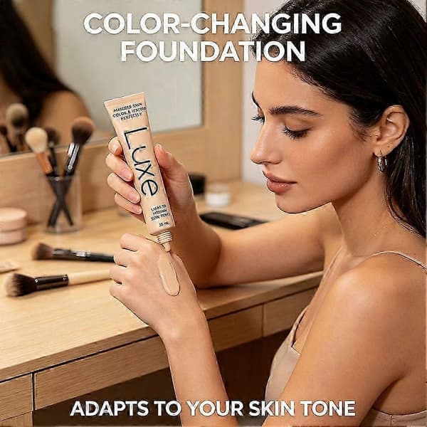 Luxe farveskiftende foundation - 30 ml light