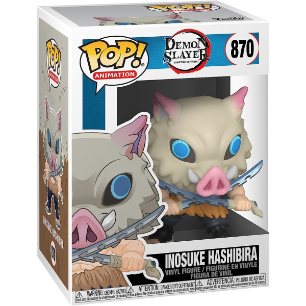 Funko POP Animasjon: Demon Slayer - Zenitsu Agatsuma, Flerfarget, 3,75 tommer