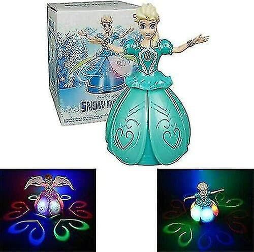 Frozen Elsa Snödansdocka - Dansande, Roterande, Sjungande, Blinkande Julklapp