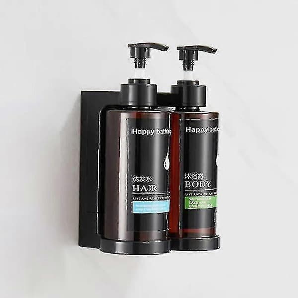 300 ml manuel sæbedispenser til hotel med lås, enkelt, dobbelt, tredobbelt vægmonteret håndsæbeflaske, shampoo, brusegeldispenser