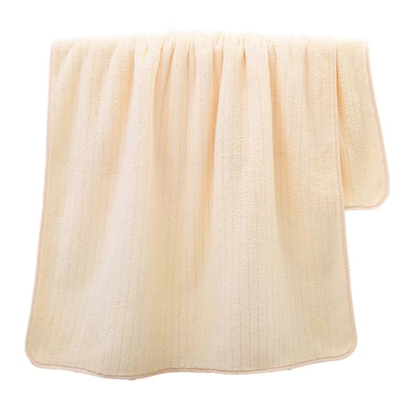 Lett Håndkle for Trening – Høy Absorpsjon – for Svømmebasseng Warm White