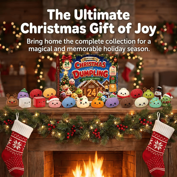 Jul Squishy Adventskalender 2026 24 Dagar Överraskningar Squishies Leksakslåda Julklapp för Barn