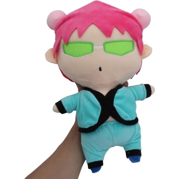 Jätte Anime Saiki K Plysch - Saiki Kusuo Plyschdocka 11 tum - The Disastrous Life of Saiki K Fylld Plyschkudde Leksak