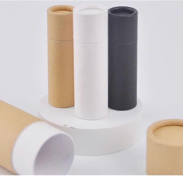 Kraftpapper kosmetikförpackning - 50 st resestorlek push-up tuber för DIY-förvaring 0,6 oz