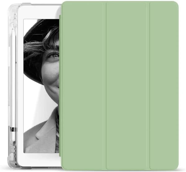 Fodral med pennhållare för iPad Pro 11 iPad Air 11:e 11 M3 10:e Gen mini 7 Funda iPad 10.2 7:e 8:e 9:e Skal Air5 4 10.9 3 10.5 DarkCyan