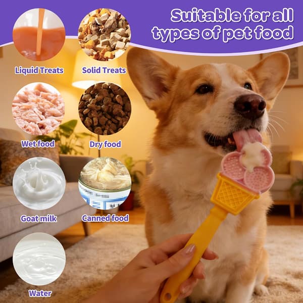 Sjov madskål med håndtag – perfekt til alle hunde og katte til at nyde is