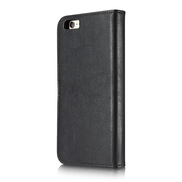 DG.MING etui med magnetisk skal & stativ til iPhone 6/6S, sort sort black