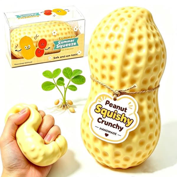 Knaskende såpe-squishy, ASMR Knaskende Squishy, Fidget-leker for voksne, Sensoriske leker