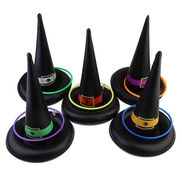 Oppblåsbare ringkastleker for Halloween-festspill for barn