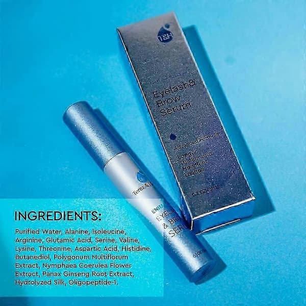 Terezhonoreyelash & Browserum Øjenvippeessens Øjenbryn Næringsopløsning Krøllende Svedafvisende 2pcs