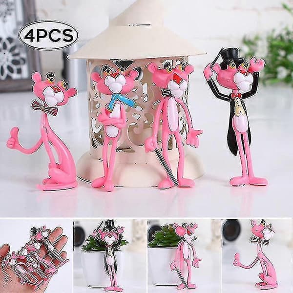 Rosa Panteren Søt Figur Leketøy Anime PVC Actionfigur Leker Samling For Modell