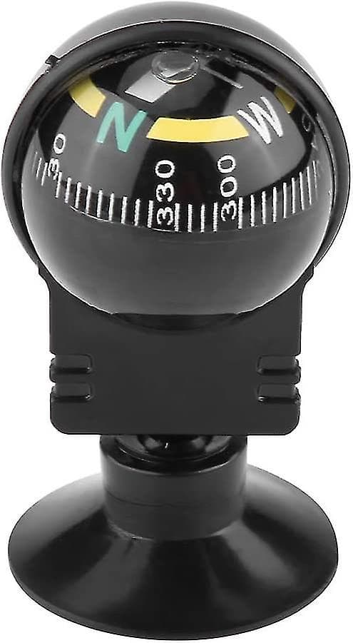 Dash Mount Kompass, justerbar Dash Mount Kompass Navigasjon Fottur Retningsvisende Guide Ball Bil