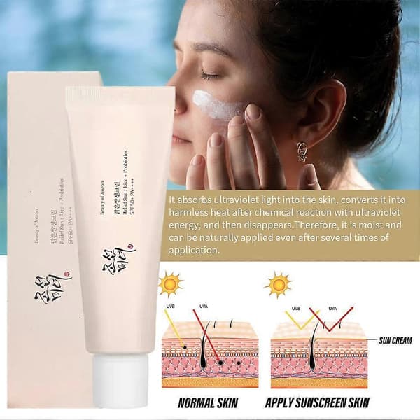 Ris Probiotisk Solcreme, Solcreme Spf50 Solcreme Essens-50ml 1PCS