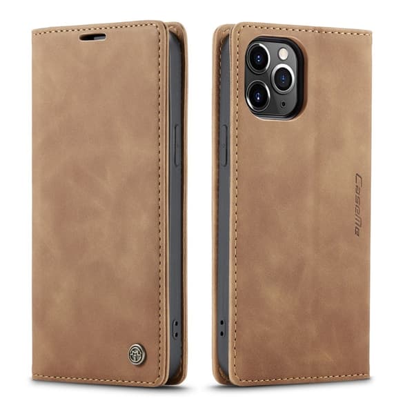 CaseMe Slim Lommebokveske iPhone 12 Pro Max Brun