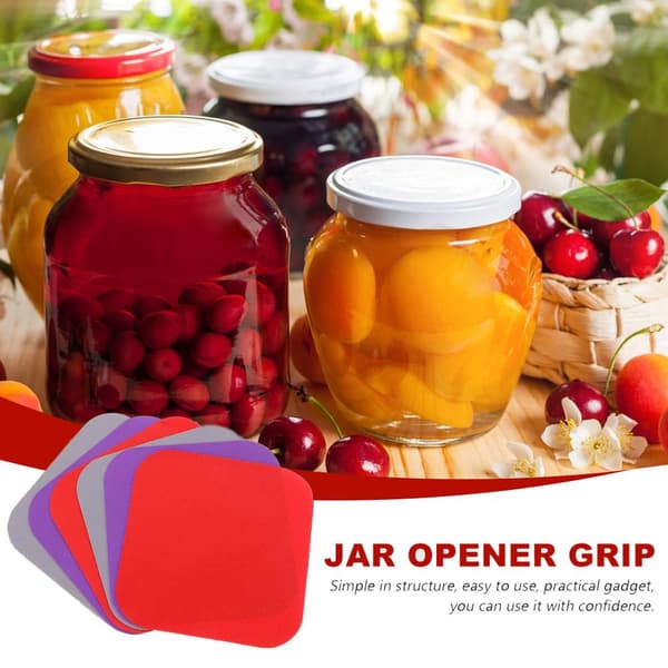 Gummigreb til at åbne dåser Dåseåbner Greb Dåselågsåbner Grebspuder Var CombinationB 4pcs