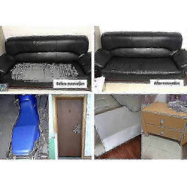 Lærreparasjonslapper for sofa bilsete stol 20x25cm selvklebende fikseklistremerker