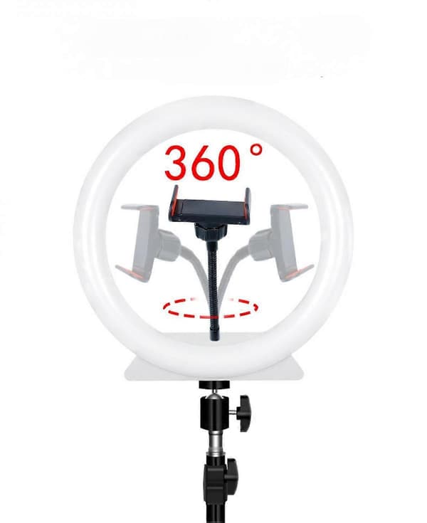 26 cm kamera LED-ringlys telefonfotografering LED-ringlys USB-fyldlampe til selfie-makeup live-udsendelse