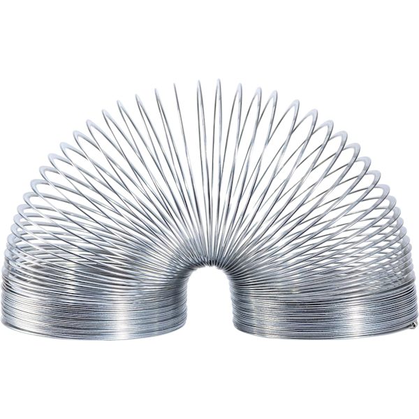 Den originale Slinky gående fjærleken, metall Slinky, Fidget-leker, barneleker for barn fra 5 år og oppover av Just Play